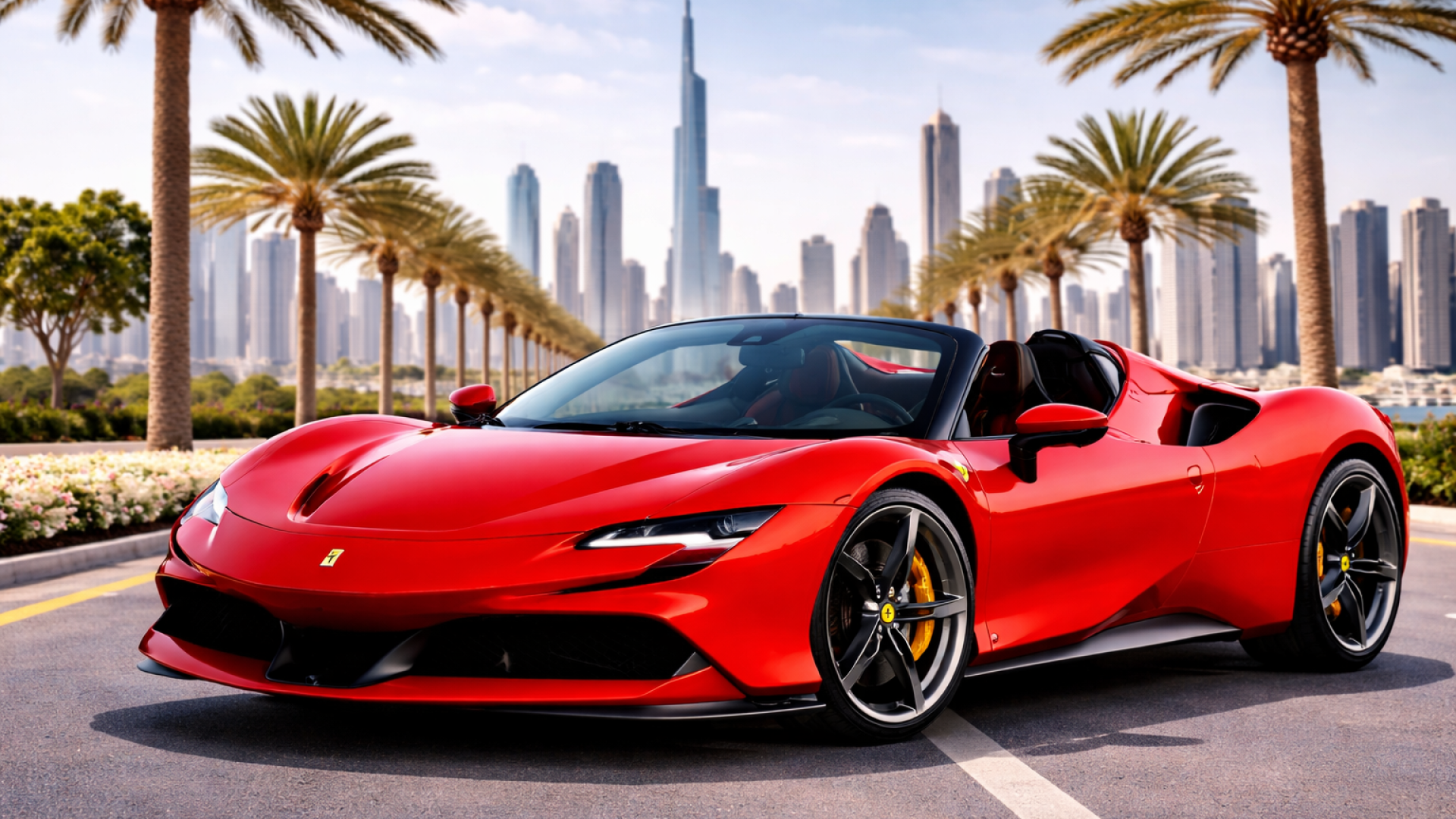 Rent Ferrari SF90 Spyder 2024 in Dubai