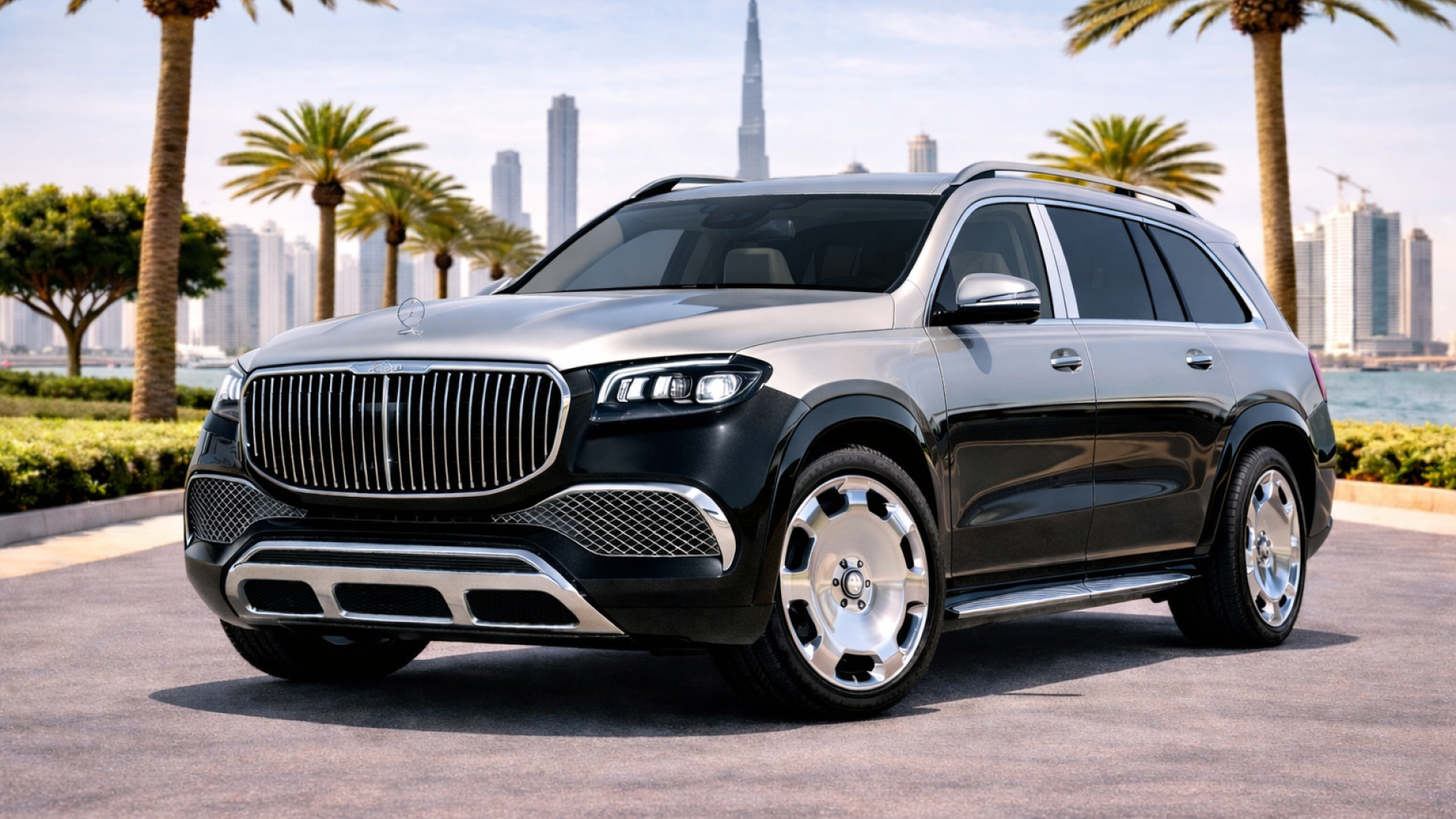 Rent Mercedes Benz GLS680 Maybach 2025 in Dubai